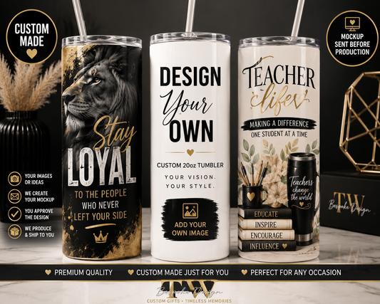 Design Your Own 20oz Custom Tumbler