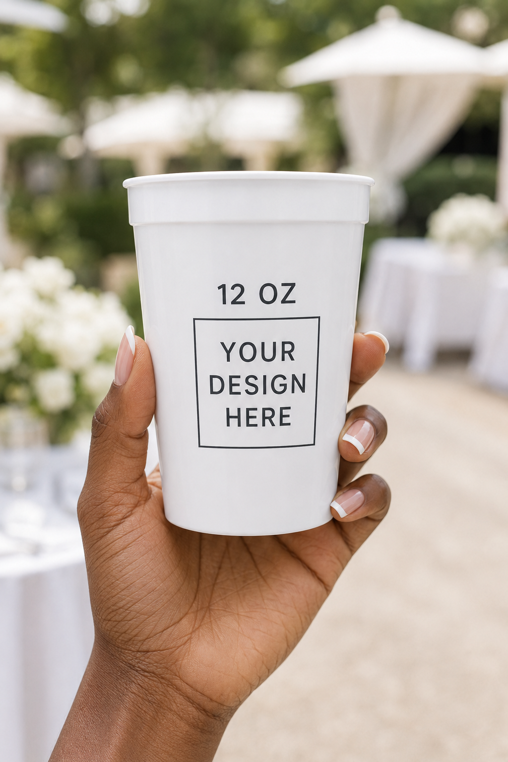 Custom 12 oz Stadium Cups Personalized Party Cups